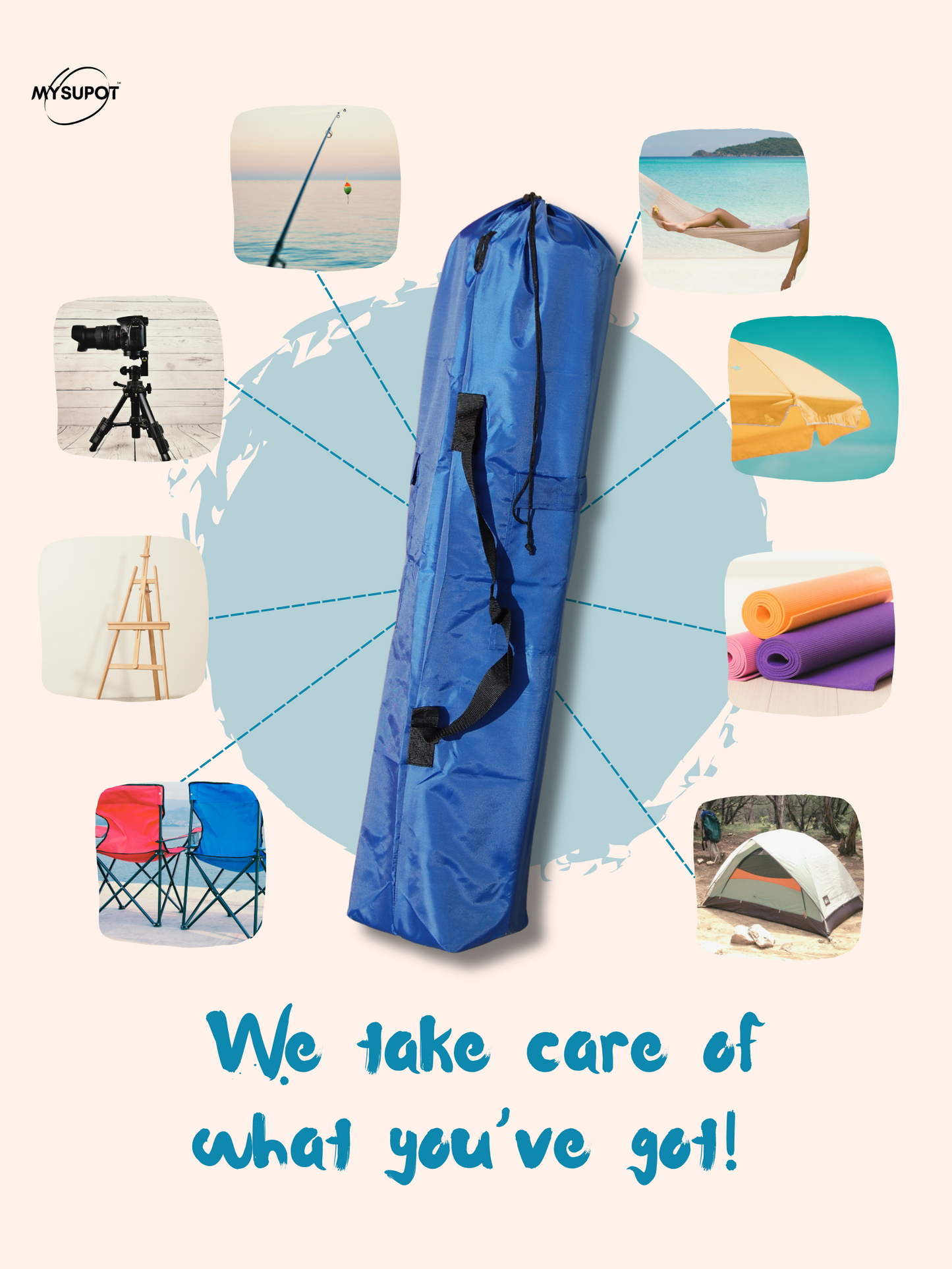 Camp Chair Bag (Blue)