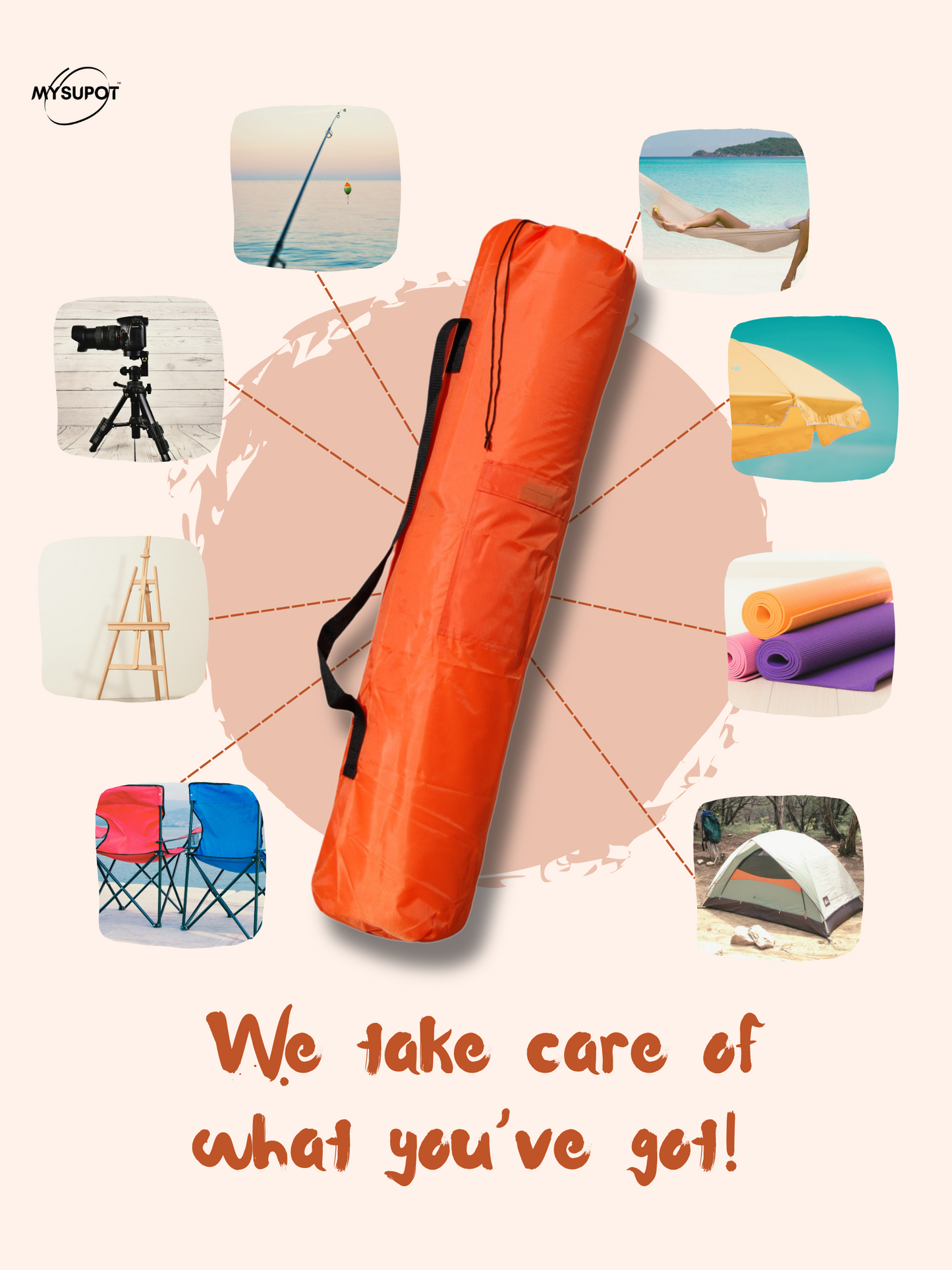 Camp Chair Bag (Orange)