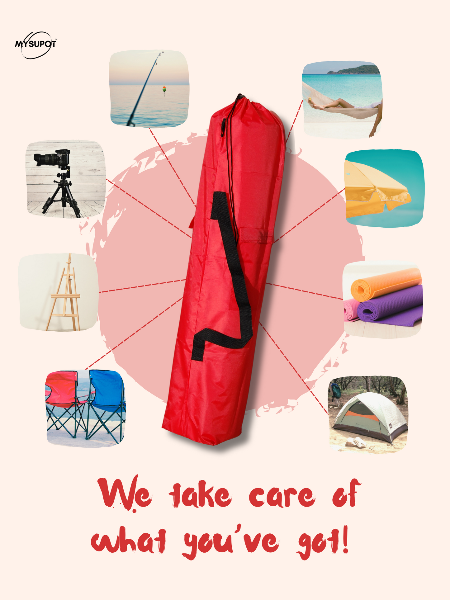 Camp Chair Bag (Red)