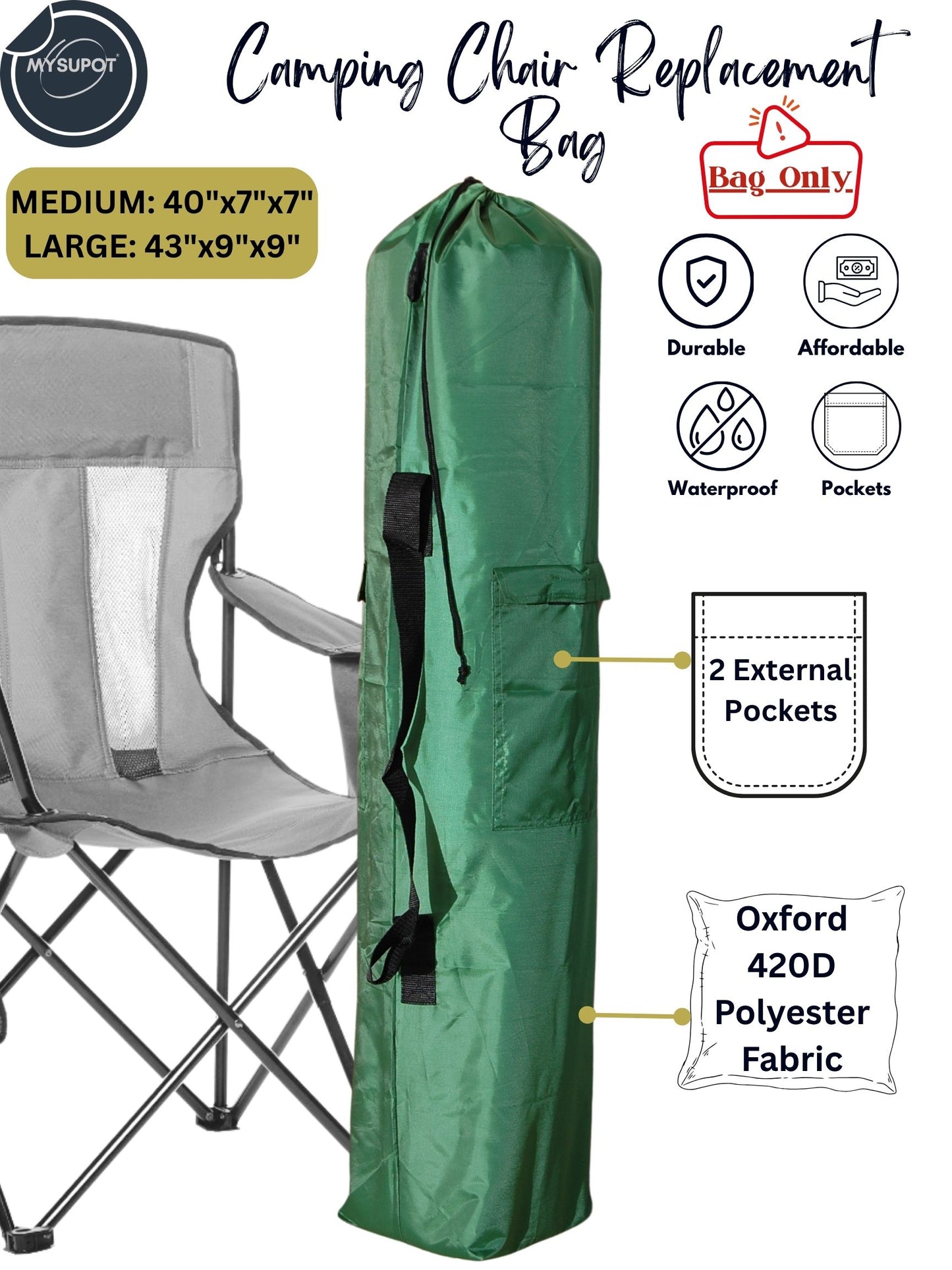 Camp Chair Bag (Green)