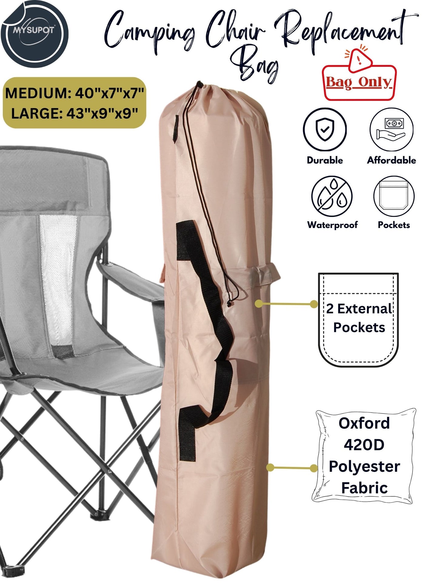 Camp Chair Bag (Tan)