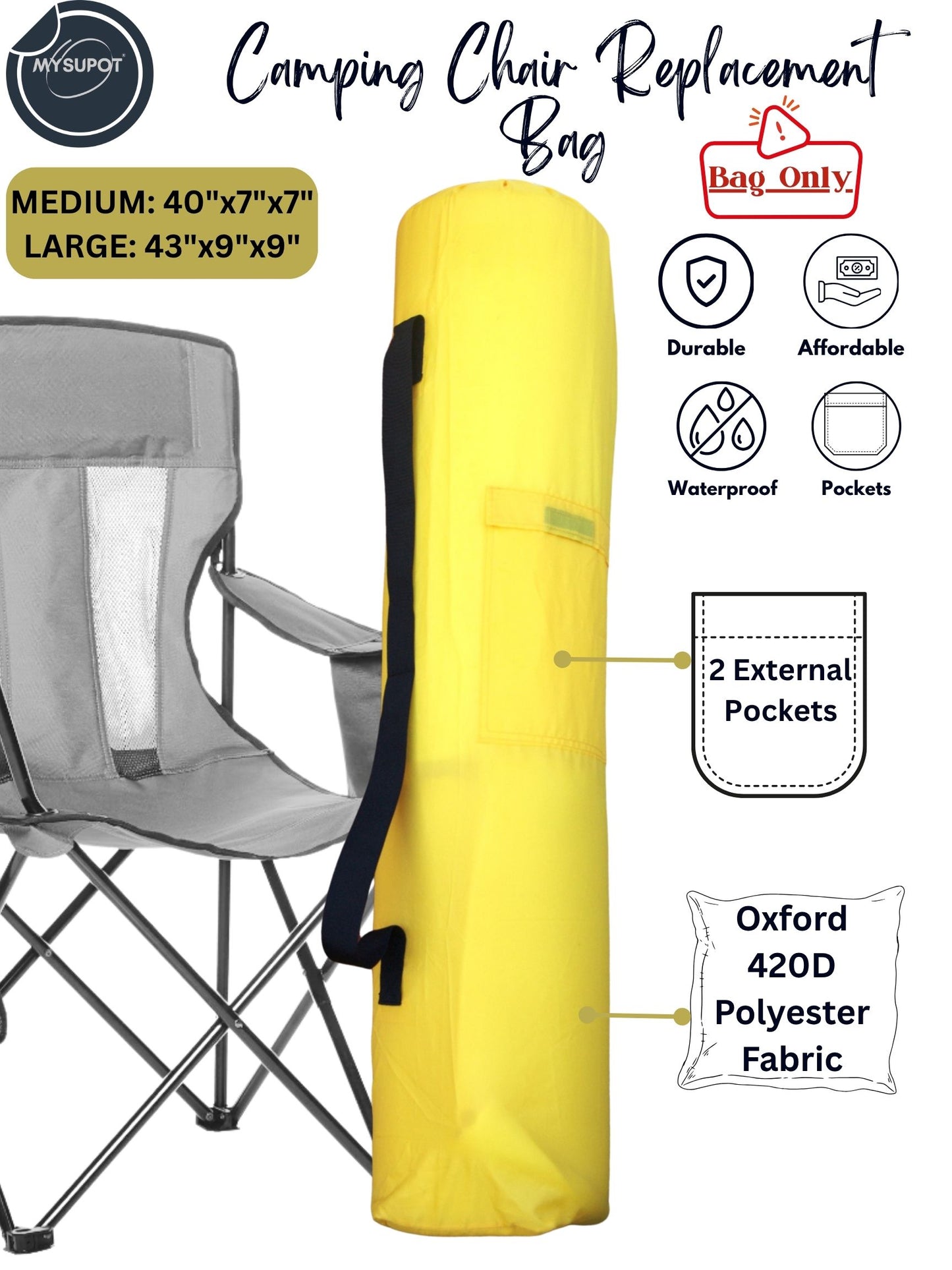 Camp Chair Bag (Yellow)