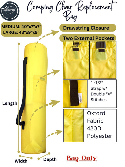 Camp Chair Bag (Yellow)