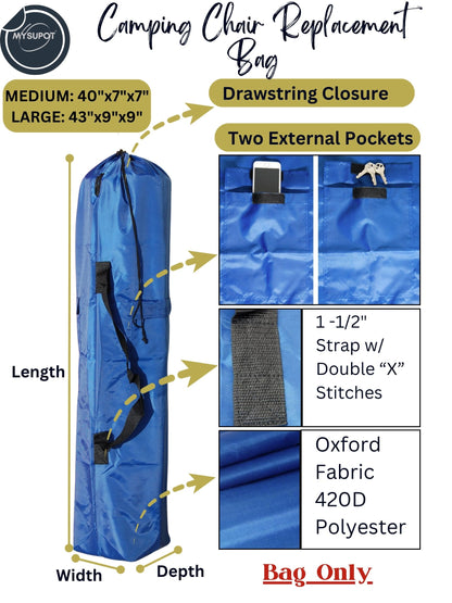 Camp Chair Bag (Blue)