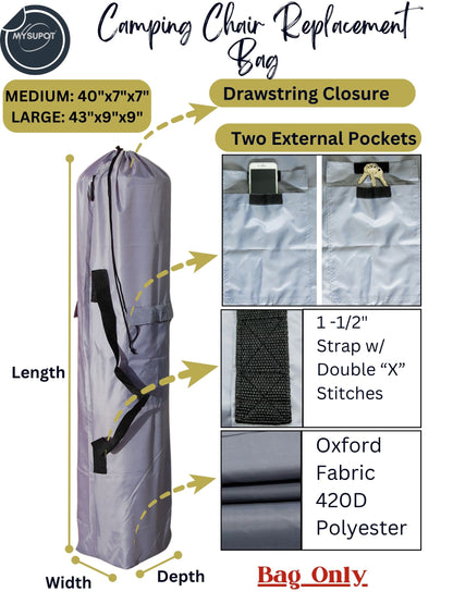 Camp Chair Bag (Gray)