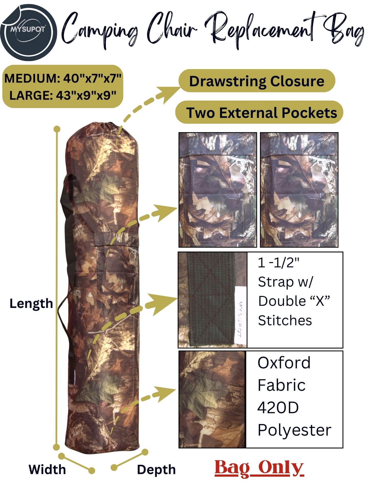 Camp Chair Bag (Camouflage)