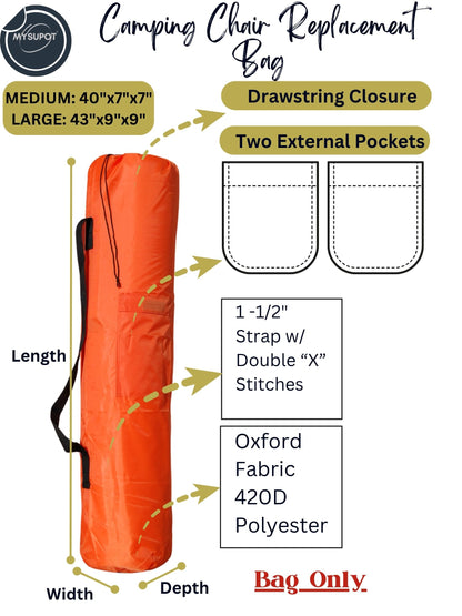 Camp Chair Bag (Orange)