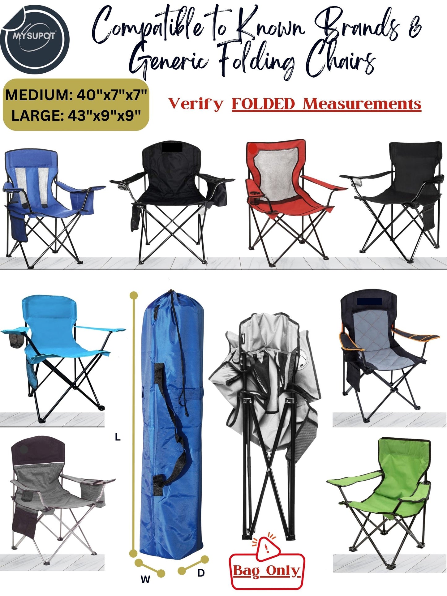 Camp Chair Bag (Blue)