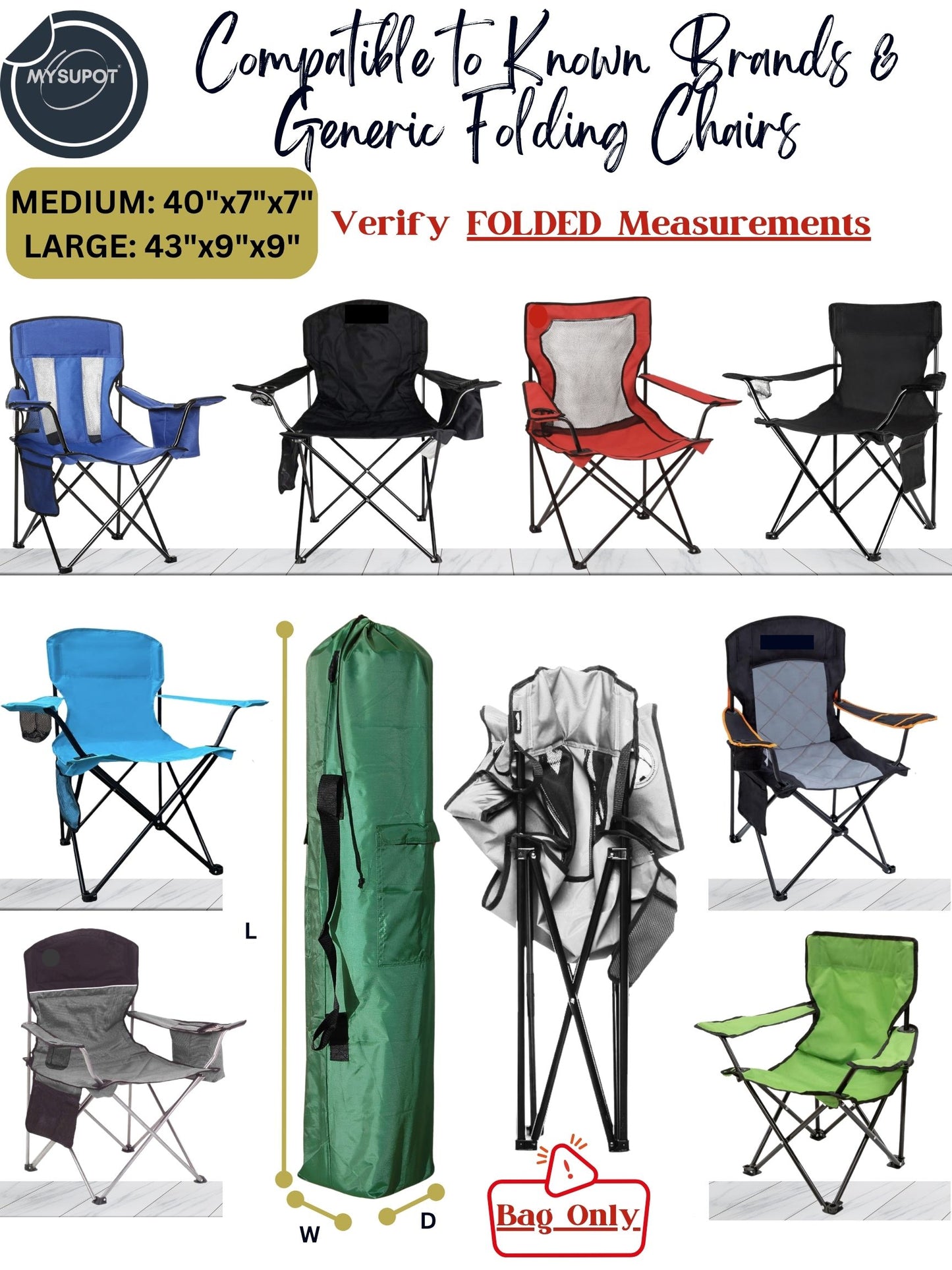Camp Chair Bag (Green)