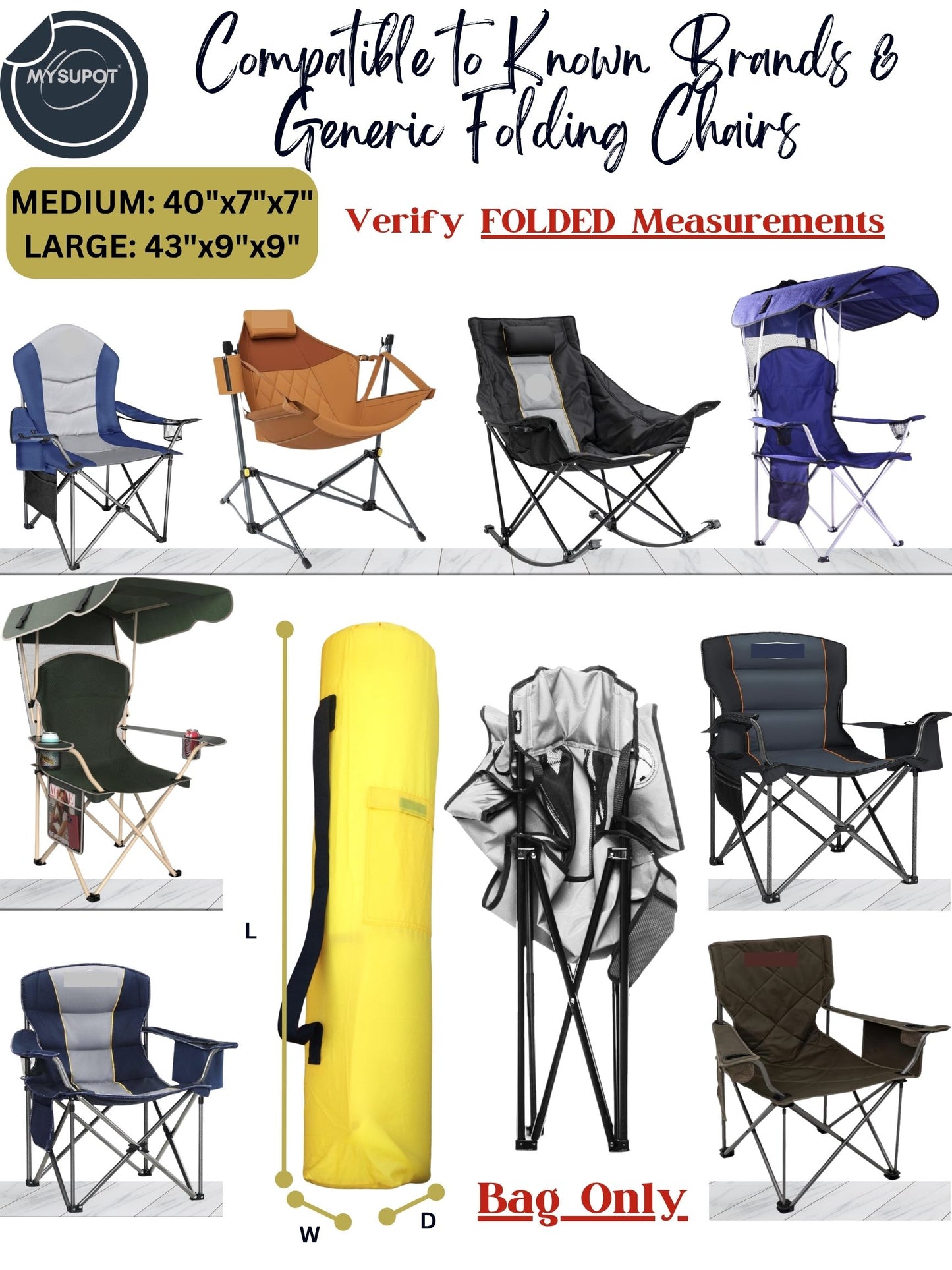 Camp Chair Bag (Yellow)