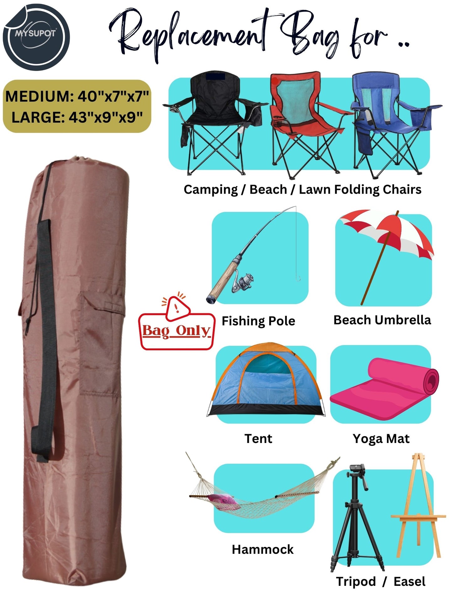 Camp Chair Bag (Brown)