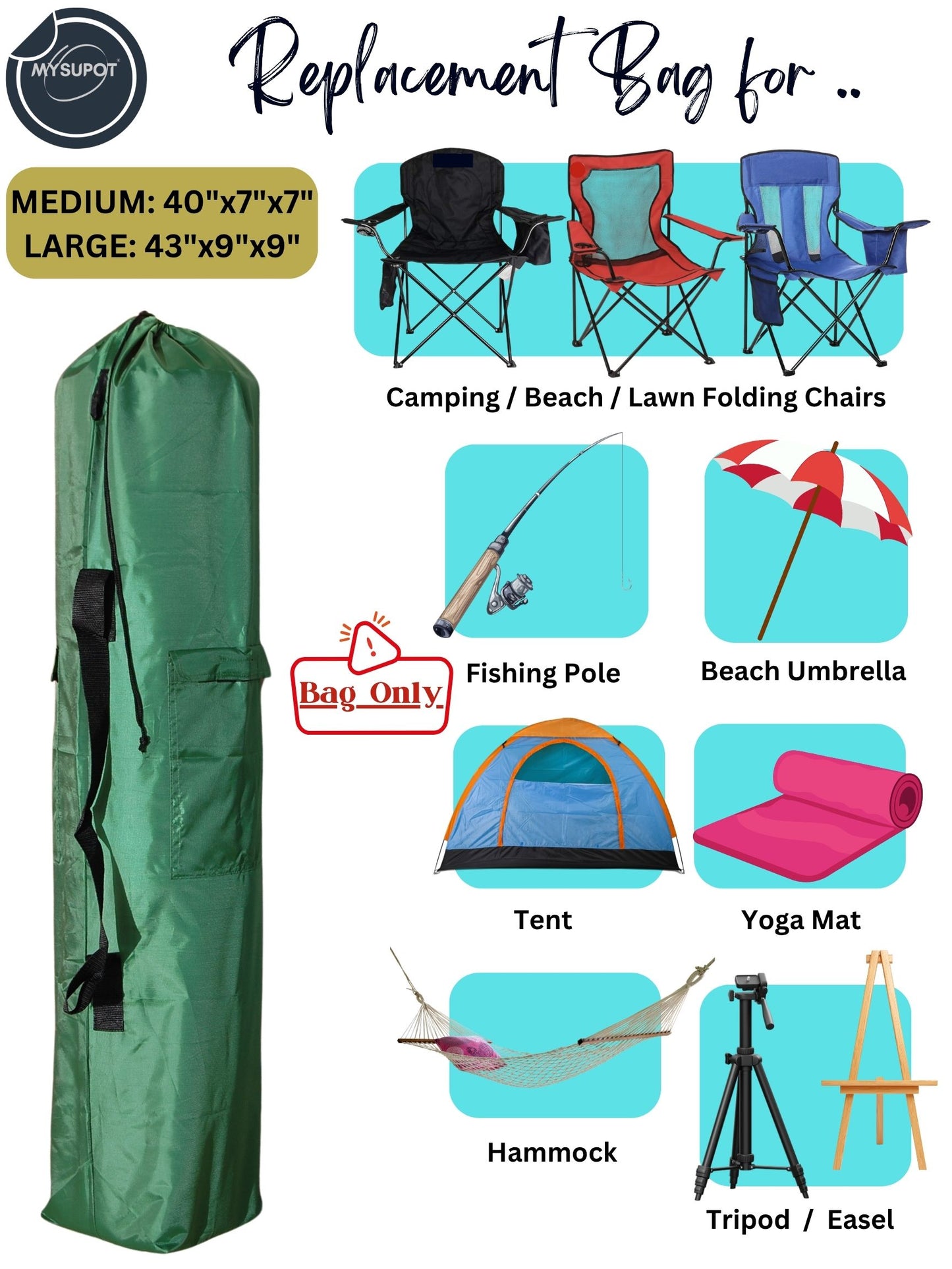 Camp Chair Bag (Green)
