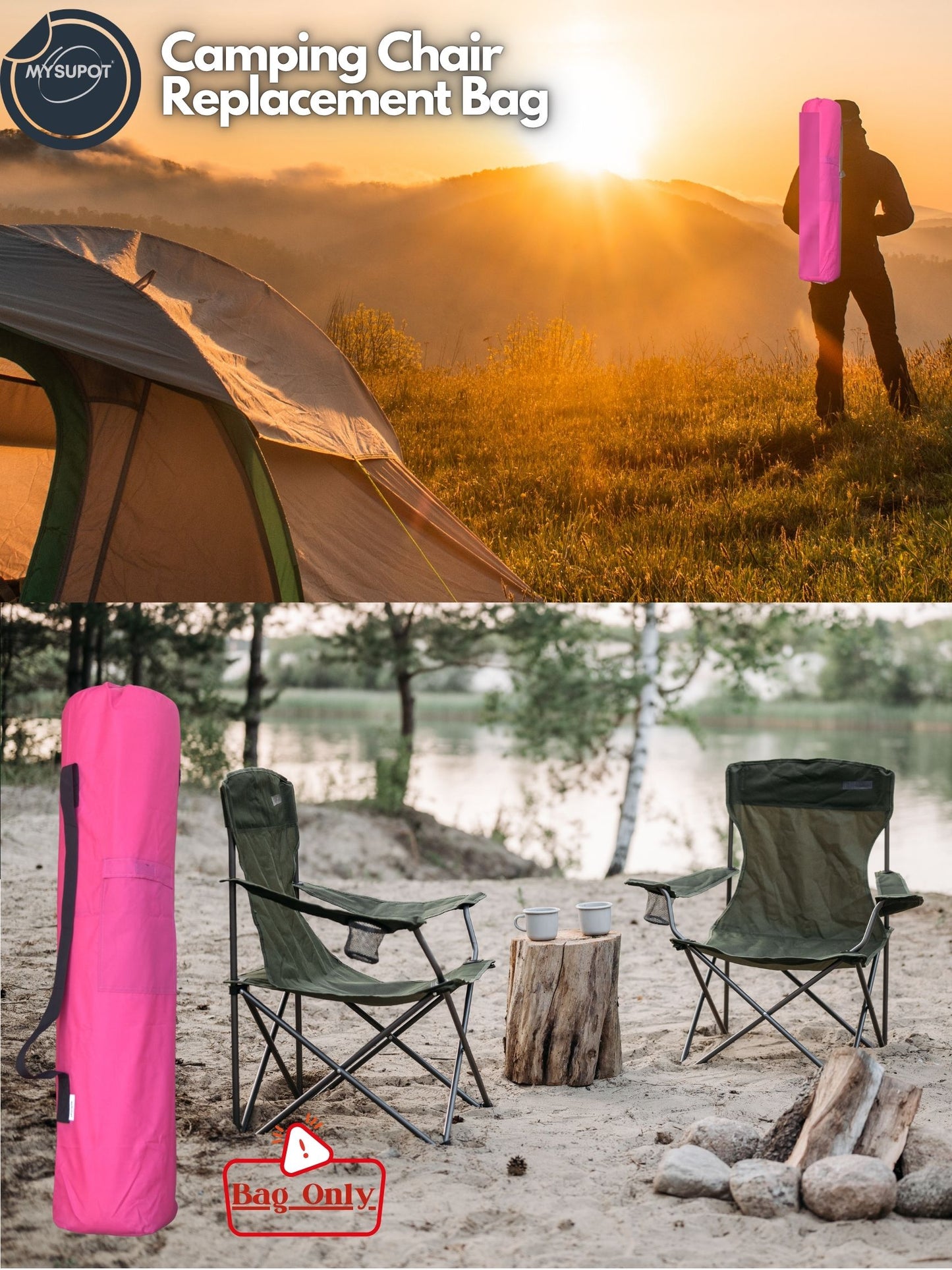 Camp Chair Bag (Pink)