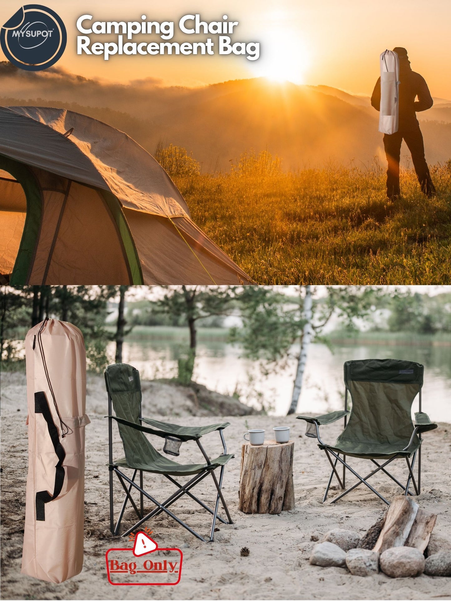 Camp Chair Bag (Tan)