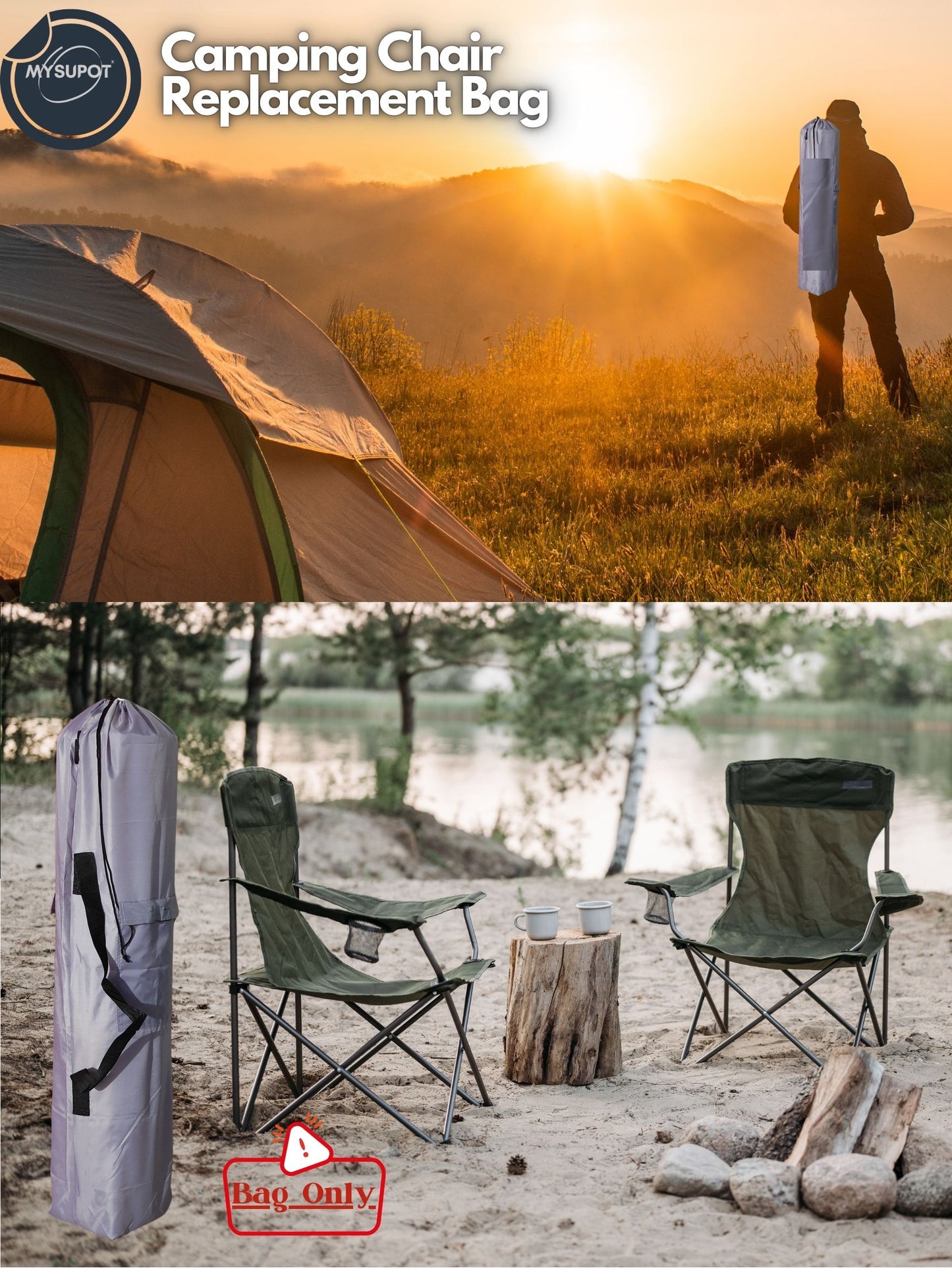 Camp Chair Bag (Gray)