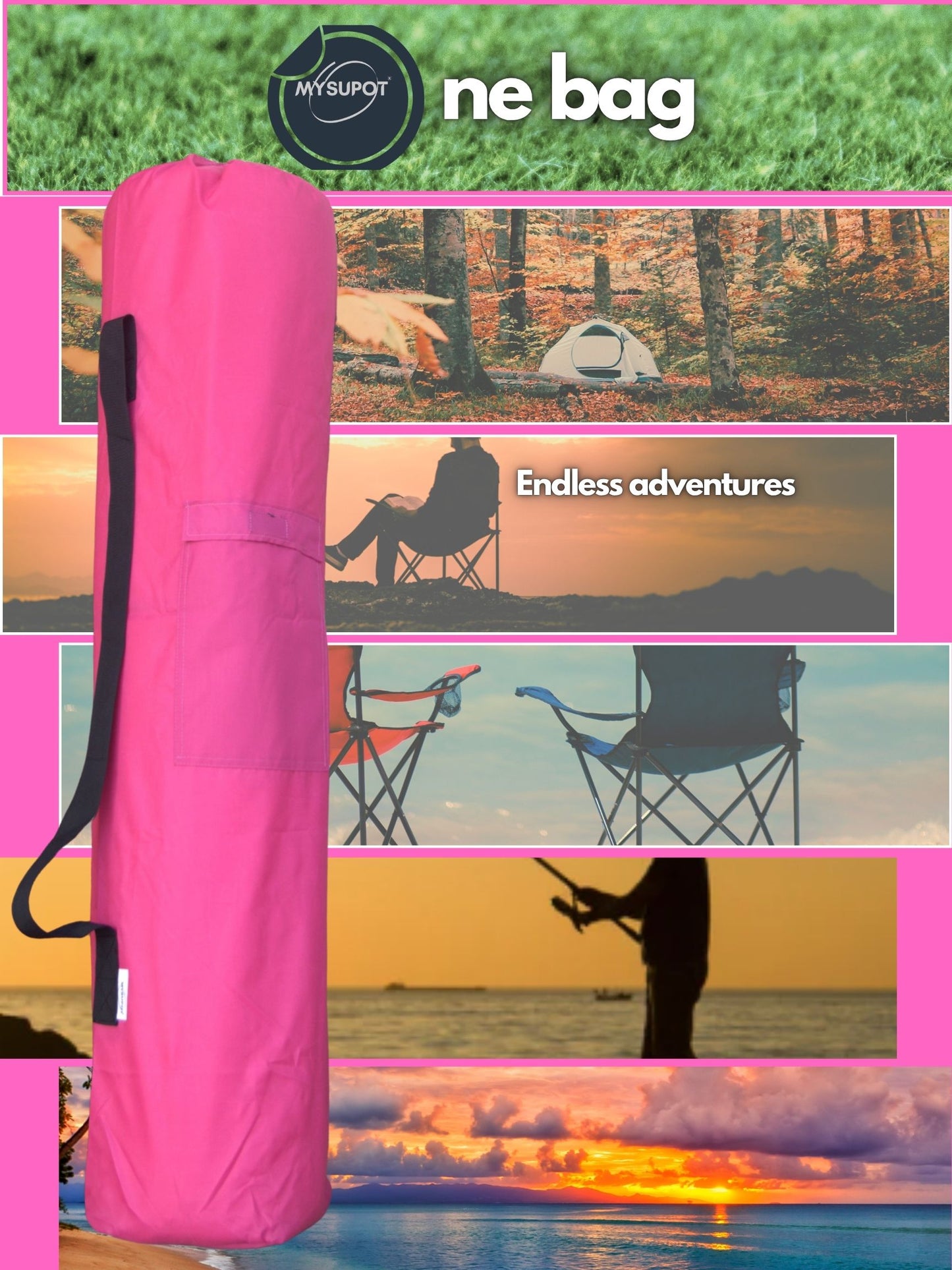 Camp Chair Bag (Pink)
