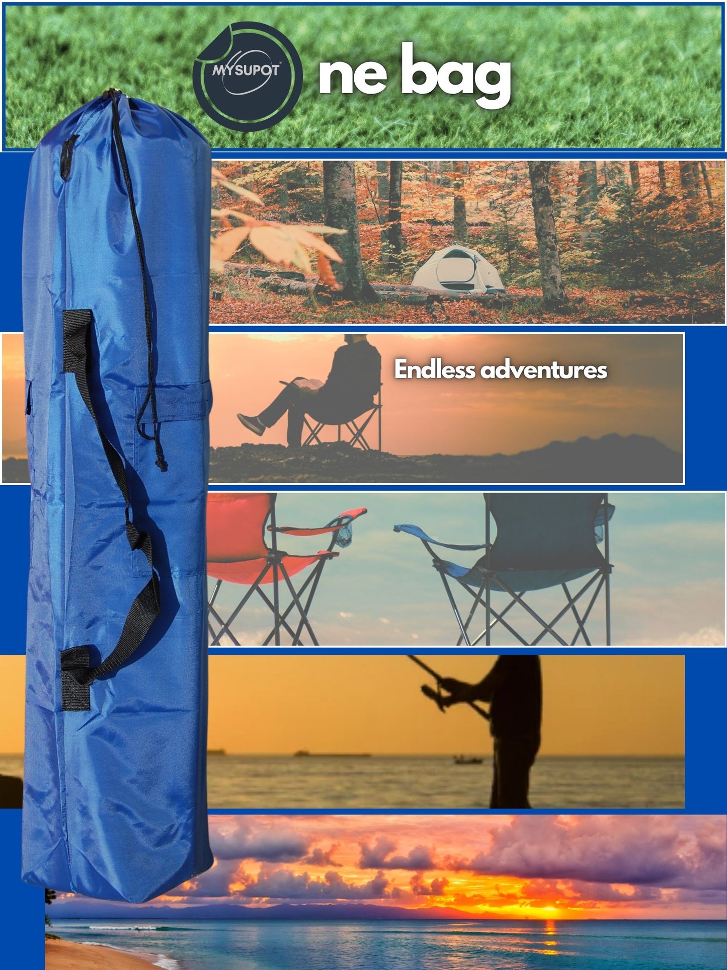 Camp Chair Bag (Blue)