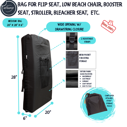 Multipurpose Bag – Lightweight 420D Polyester with Adjustable Straps (Black)