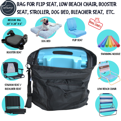 Multipurpose Bag – Lightweight 420D Polyester with Adjustable Straps (Black)
