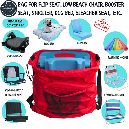 Multipurpose Bag – Lightweight 420D Polyester with Adjustable Straps (Red)