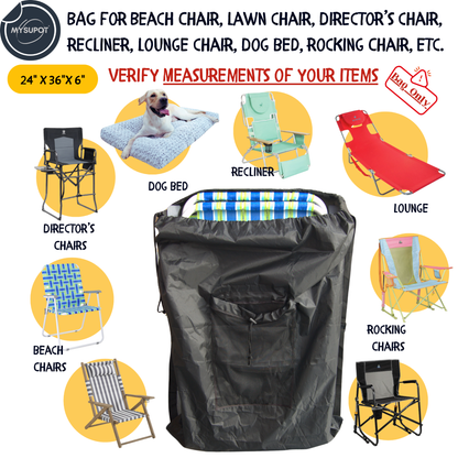 Multipurpose Bag – Lightweight 420D Polyester with Adjustable Straps (Black)