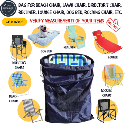 Multipurpose Bag – Lightweight 420D Polyester with Adjustable Straps (Navy Blue)