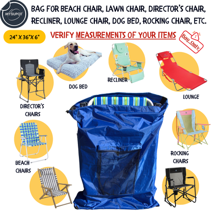 Multipurpose Bag – Lightweight 420D Polyester with Adjustable Straps (Royal Blue)