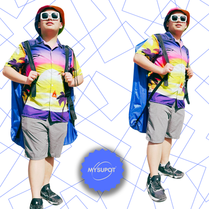 Multipurpose Bag – Lightweight 420D Polyester with Adjustable Straps (Royal Blue)