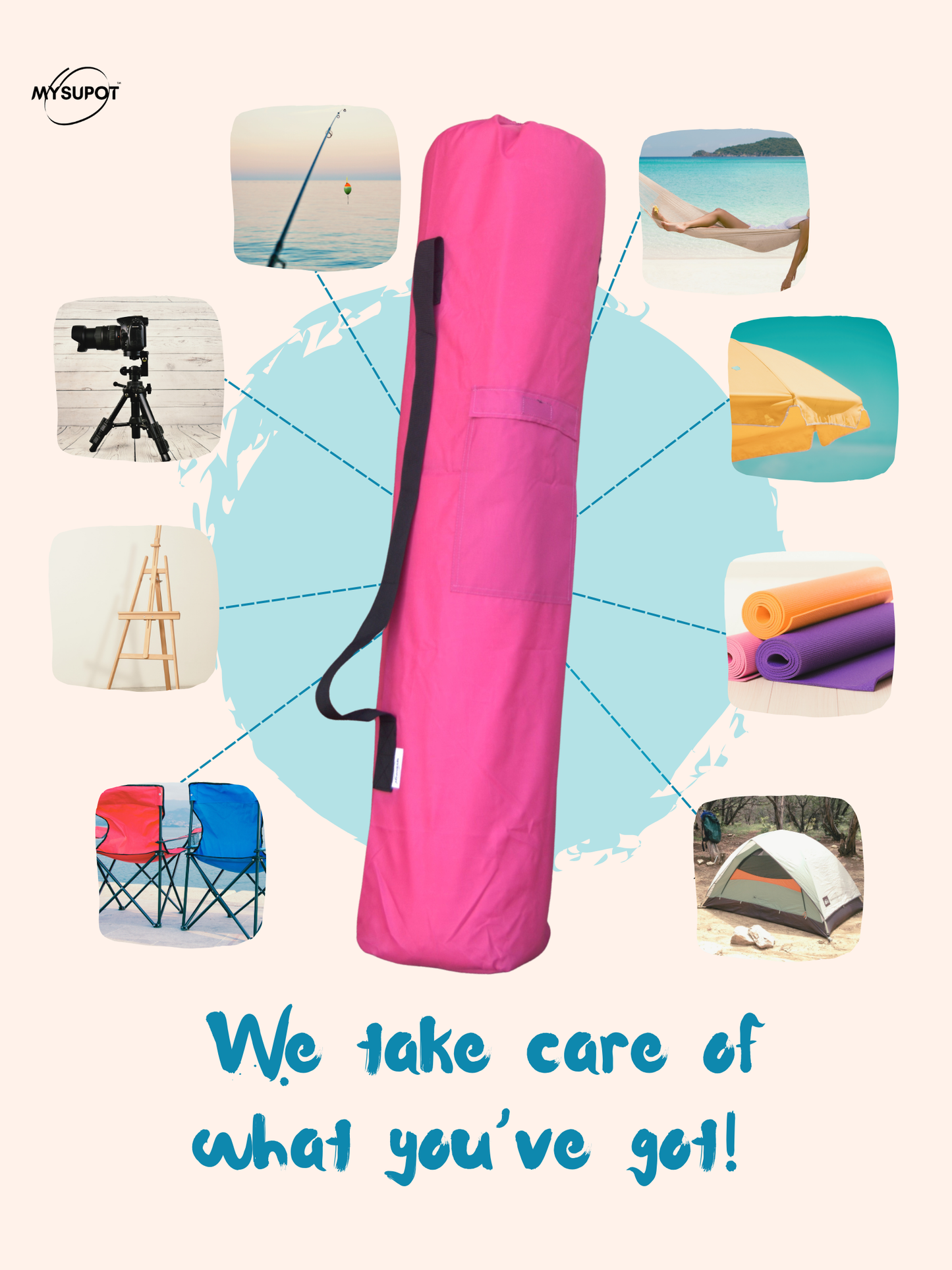 Camp Chair Bag (Pink)